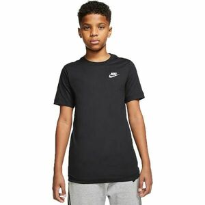 Nike SPORTSWEAR EMBLEM FUTURA Chlapecké tričko, černá, velikost obraz