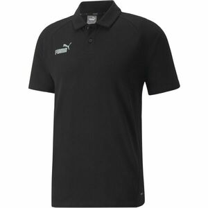 Puma TEAMFINAL CASUALS POLO TEE SHIRT Pánské triko, černá, velikost obraz