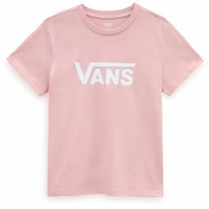Vans WM DROP V SS CREW-B Dámské tričko, růžová, velikost obraz
