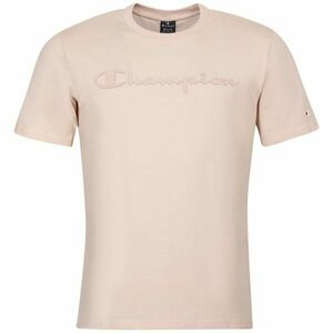 Champion CREWNECK LOGO T-SHIRT Pánské tričko, růžová, velikost obraz