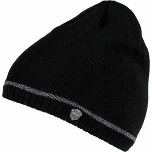 Lewro ROBY Chlapecká pletená čepice, černá, velikost obraz