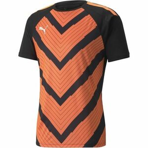 Puma TEAMLIGA GRAPHIC JERSEY TEE Pánské fotbalové triko, černá, velikost obraz