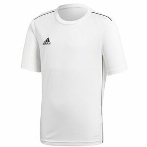 adidas CORE 18 JERSEY Juniorský fotbalový dres, bílá, velikost obraz