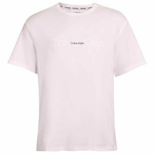 Calvin Klein EMB ICON LOUNGE-S/S CREW NECK Pánské tričko, bílá, velikost obraz