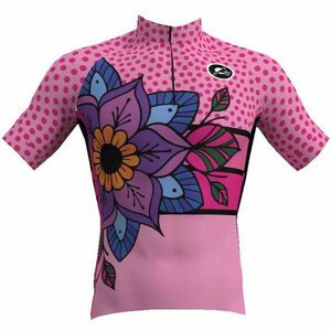 Rosti MANDALA W Dámský cyklistický dres, růžová, velikost obraz