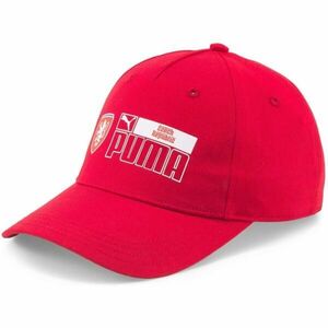 Puma FACR FTBLCORE BB CAP Kšiltovka, červená, velikost obraz