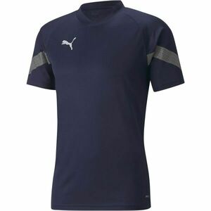 Puma TEAMFINAL TRAINING JERSEY TEE Pánské sportovní triko, tmavě modrá, velikost obraz