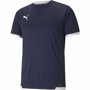 Puma TEAM LIGA JERSEY TEE Pánské fotbalové triko, tmavě modrá, velikost obraz