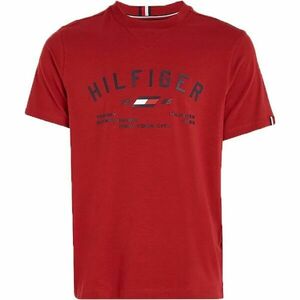 Tommy Hilfiger GRAPHIC S/S TEE Pánské tričko, červená, velikost obraz