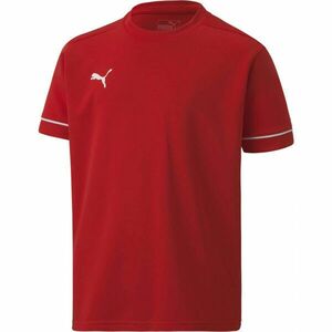 Puma TEAM GOAL TRAINING JERSEY TEE Chlapecké sportovní triko, červená, velikost obraz