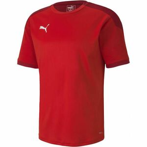 Puma TEAM FINAL 21 TRAINING JERSEY TEE Pánské tréninkové triko, červená, velikost obraz