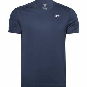 Reebok SS TECH TEE Pánské sportovní tričko, tmavě modrá, velikost obraz