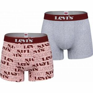 Levi's® MEN LEVIS LOGO AOP BOXER BRIEF 2P Pánské boxerky, růžová, velikost obraz