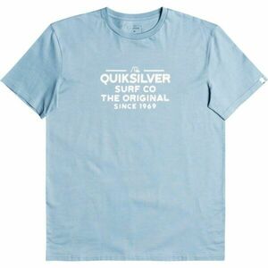 Quiksilver FEEDINGLINE M TEES Pánské triko, světle modrá, velikost obraz