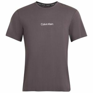 Calvin Klein S/S CREW NECK Pánské tričko, tmavě šedá, velikost obraz