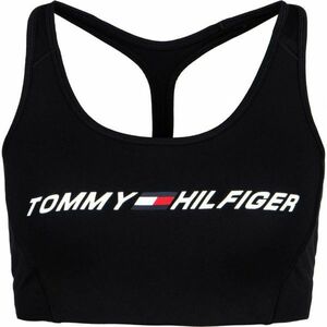 Tommy Hilfiger LIGHT INTENSITY GRAPHIC BRA Dámská sportovní podprsenka, černá, velikost obraz