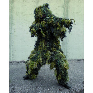 Maskovací oblek “Hejkal“ Ghillie Suit 4-dílný ANTI FIRE Mil-Tec® - woodland (Barva: US woodland, Velikost: M - L) obraz