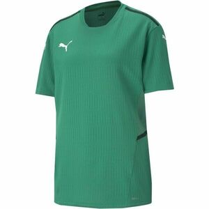 Puma TEAMCUP JERSEY TEE Pánské fotbalové triko, zelená, velikost obraz