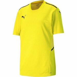 Puma TEAMCUP JERSEY TEE Pánské fotbalové triko, žlutá, velikost obraz