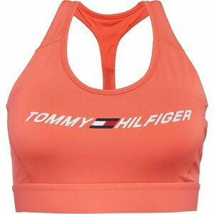 Tommy Hilfiger MID INTENSITY GRAPHIC RACER BRA Dámská sportovní podprsenka, lososová, velikost obraz