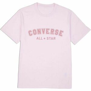 Converse CLASSIC FIT ALL STAR SINGLE SCREEN PRINT TEE Unisexové tričko, růžová, velikost obraz