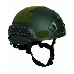 US bojová helma MICH 2002 RAIL Mil-Tec® - zelená (Barva: Zelená) obraz