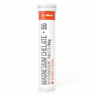Magnesium chelate + B6 28 x 20 tab pomeranč - GymBeam obraz
