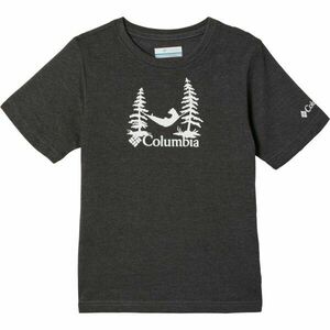 Columbia VALLEY CREED SHORT SLEEVE GRAPHIC SHIRT Dětské tričko, černá, velikost obraz