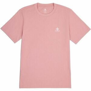 Converse CLASSIC LEFT CHEST SS TEE Unisexové tričko, růžová, velikost obraz