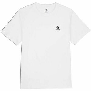 Converse CLASSIC LEFT CHEST SS TEE Unisexové tričko, bílá, velikost obraz