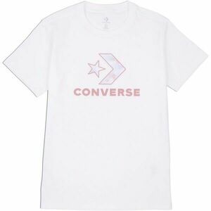 Converse SEASONAL STAR CHEVRON SS TEE Dámské tričko, bílá, veľkosť XL obraz