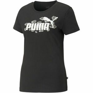 Puma ESSENTIALS+ANIMAL TEE Dámské triko, černá, velikost obraz