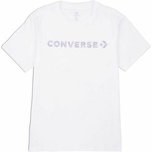 Converse WORDMARK SS TEE Dámské tričko, bílá, veľkosť M obraz