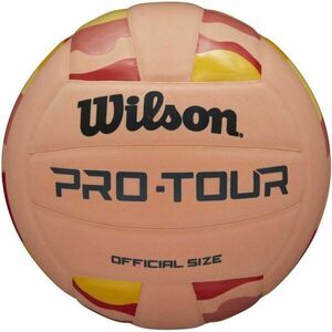 Wilson PRO TOUR VB STRIPE OF Volejbalový míč, oranžová, velikost obraz