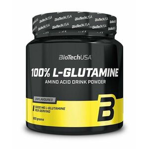 100% L-Glutamine - Biotech USA 500 g obraz