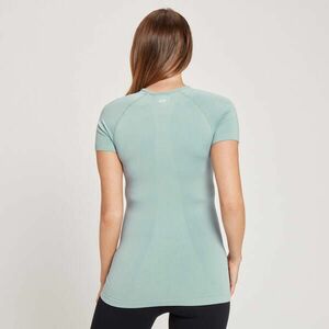 MP dámské těhotenské bezešvé tričko s krátkým rukávem – ledově modré - XS obraz