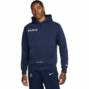 Nike PARIS SAINT-GERMAIN CLUB Pánská mikina, tmavě modrá, velikost obraz