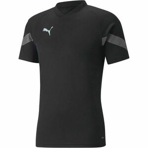 Puma TEAMFINAL TRAINING JERSEY TEE Pánské sportovní triko, černá, velikost obraz
