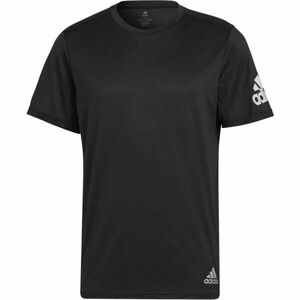 adidas RUN IT TEE Pánské běžecké tričko, černá, velikost obraz