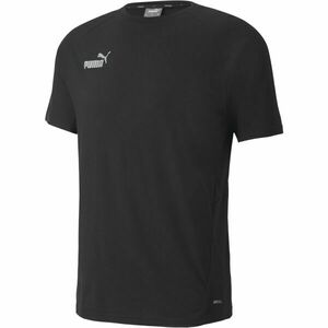 Puma TEAMFINAL CASUALS TEE Pánské triko, černá, velikost obraz