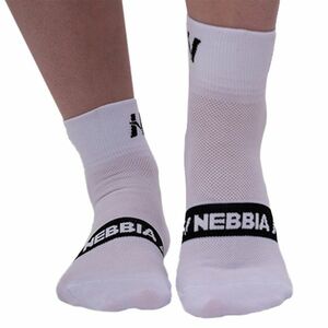 Ponožky Nebbia "EXTRA PUSH" crew 128 White 43-46 obraz