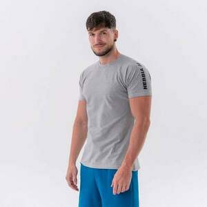 Pánské tričko Sporty Fit Essentials Light Grey L - NEBBIA obraz