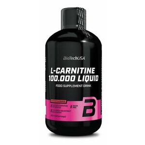 L-Carnitine 100 000 Liquid od Biotech USA 500 ml. Jablko obraz