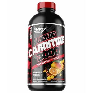Liquid Carnitine 3000 - Nutrex 480 ml. Orange+Mango obraz