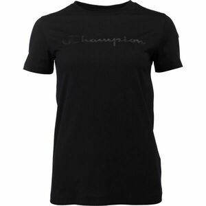 Champion CREWNECK T-SHIRT Dámské tričko, černá, velikost obraz