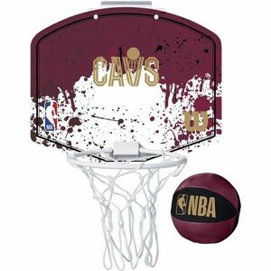 Wilson NBA TEAM MINI HOOP CLE CAVS Mini basketbalový koš, vínová, velikost obraz