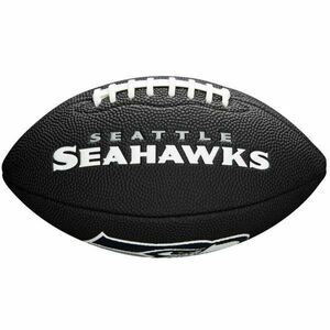 Wilson MINI NFL TEAM SOFT TOUCH FB BL SE Mini míč na americký fotbal, černá, veľkosť UNI obraz