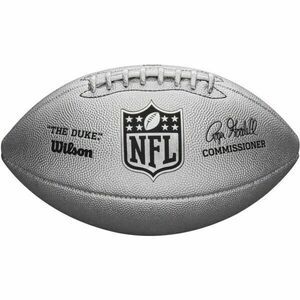 Wilson DUKE METALLIC EDITION OS FB SILVER Míč na americký fotbal, stříbrná, veľkosť UNI obraz