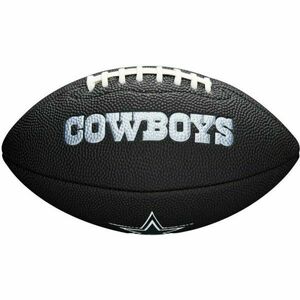 Wilson MINI NFL TEAM SOFT TOUCH FB BL DL Mini míč na americký fotbal, černá, veľkosť UNI obraz