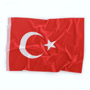 WARAGOD vlajka Turecko 150x90 cm obraz